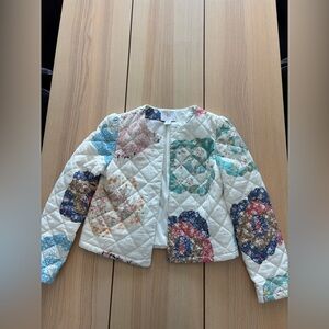 HOUSE OF HARLOW 1960- REVOLVE quilted floral jacket!